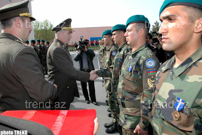 Azerbaijan sends military contingent to Afghanistan