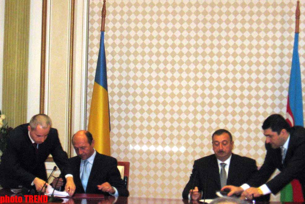 Azerbaijani and Romanian Presidents Signed 5 Documents