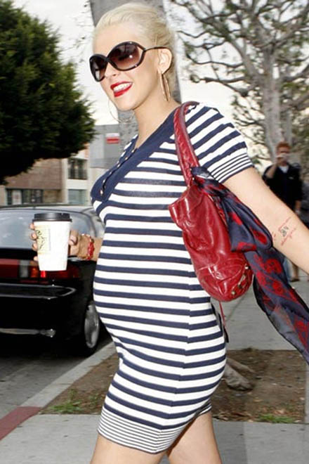 Christina Aguilera and Nicole Richie go into labour