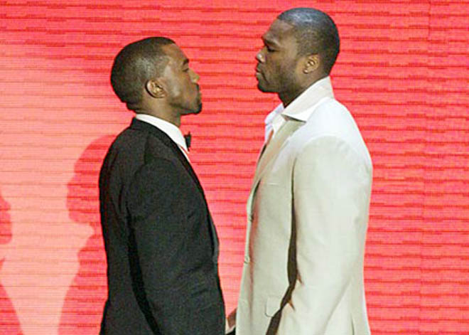 Kaney West beating 50 Cent in record sales
