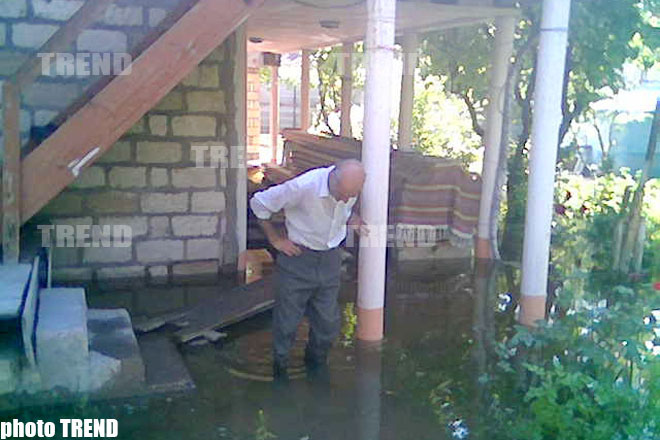 Flood cripples Azerbaijani city of Hajigabul worth 1mln manat