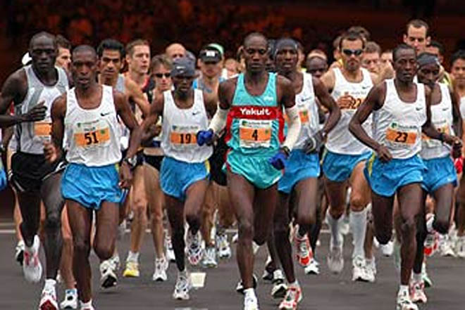 First ever marathon run in Gaza