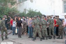 Fire in   Baku Centre Killed One