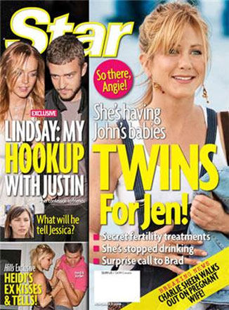 Jennifer Aniston Pregnant...with Twins?