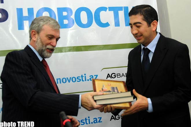Trend News agency awarded for broad coverage of Russia-Azerbaijan relations (video)