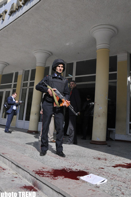 Shooting at the Azerbaijani university leaves many victims - Photosession