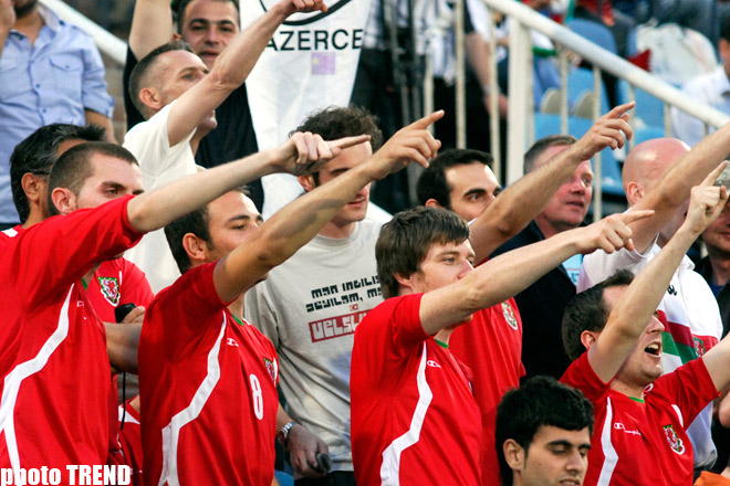 Qualifying match between Azerbaijan and Wales in Baku ended with scoring  0:1 (photos)