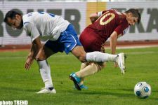 Azerbaijan-Russia match ended draw 1:1 (PHOTO)