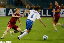 Azerbaijan-Russia match ended draw 1:1 (PHOTO)