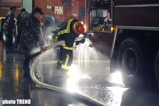 Fire occurs in Azerbaijan
