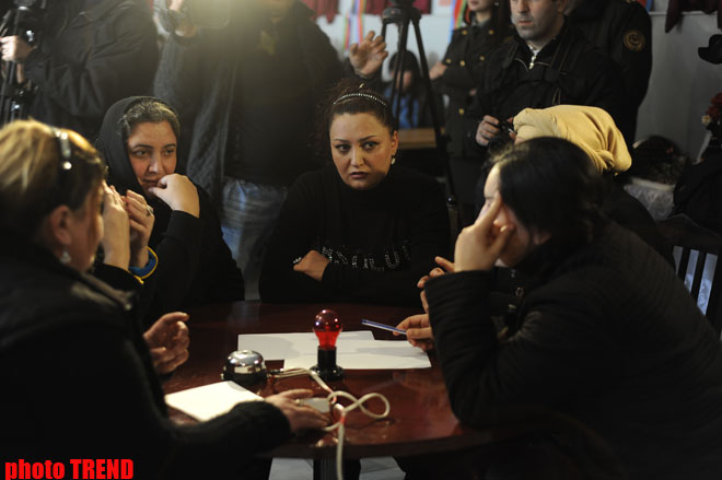 Azerbaijan holds brain-ring competition among female prisoners (PHOTO)