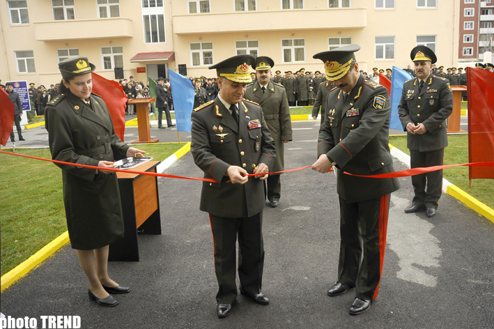 Residential complex commissioned for Azerbaijani officers (PHOTO)
