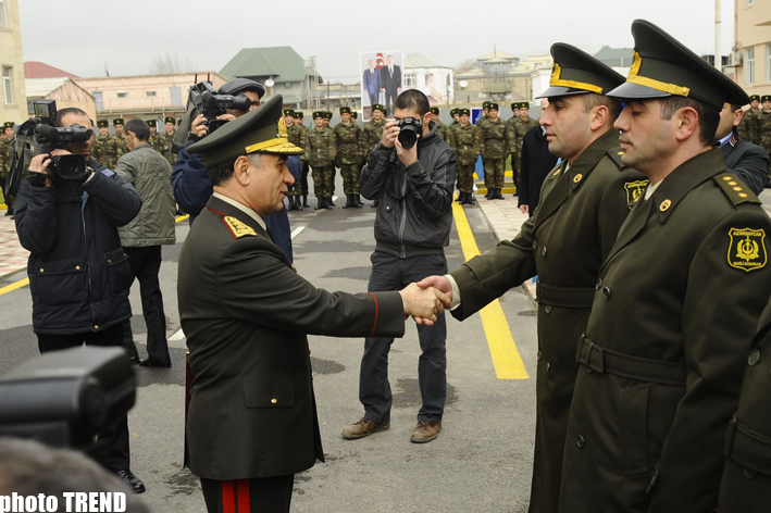 Residential complex commissioned for Azerbaijani officers (PHOTO)