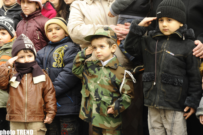Residential complex commissioned for Azerbaijani officers (PHOTO)