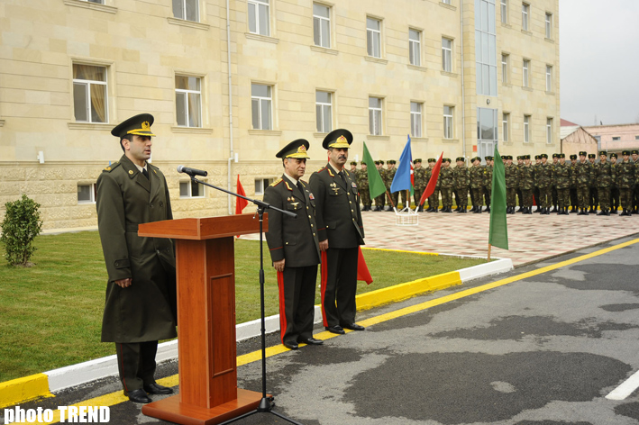 Residential complex commissioned for Azerbaijani officers (PHOTO)