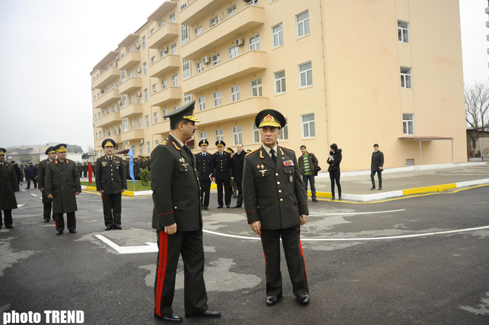Residential complex commissioned for Azerbaijani officers (PHOTO)