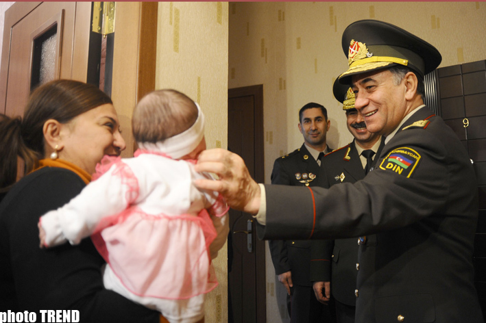 Residential complex commissioned for Azerbaijani officers (PHOTO)