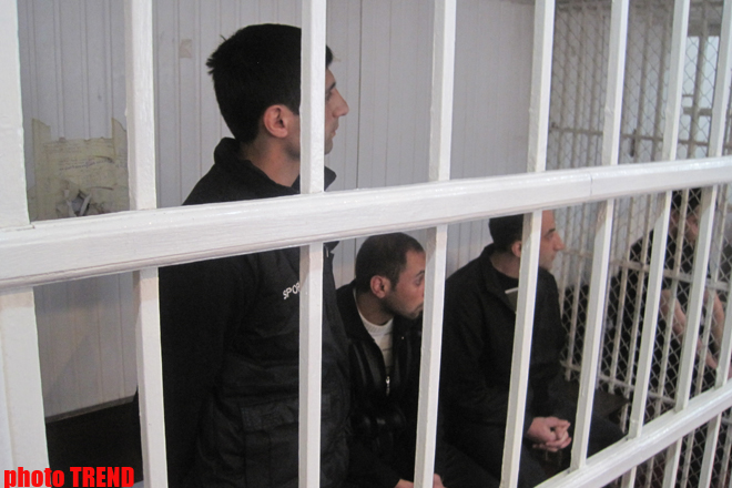 Individuals accused of committing terror act in Azerbaijan State Oil Academy under trial (UPDATED) (PHOTO)