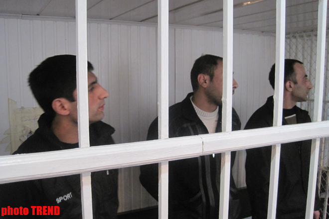 Individuals accused of committing terror act in Azerbaijan State Oil Academy under trial (UPDATED) (PHOTO)