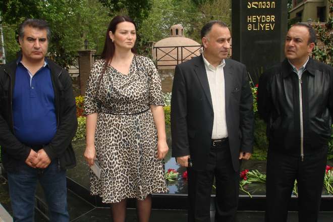 87th anniversary of Azerbaijani national leader's birth marked in Georgia (PHOTO)