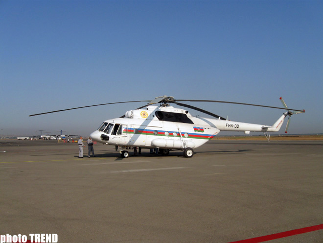Two Azerbaijani helicopters off to Russia to extinguish fires (PHOTOS)
