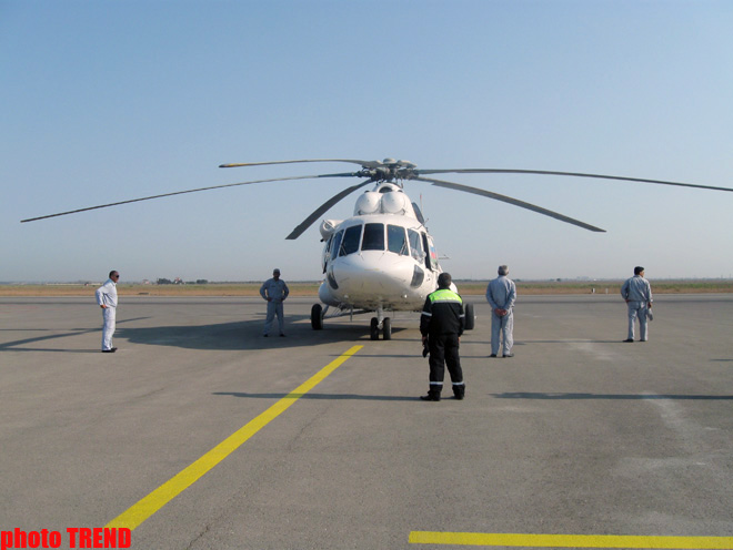 Two Azerbaijani helicopters off to Russia to extinguish fires (PHOTOS)