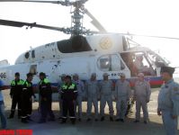 Two Azerbaijani helicopters off to Russia to extinguish fires (PHOTOS)