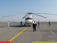 Two Azerbaijani helicopters off to Russia to extinguish fires (PHOTOS)