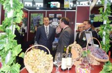 Azerbaijani President visits Caspian Agro–2010 International Exhibition (UPDATE) (PHOTO)