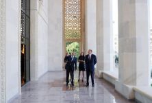 Azerbaijani President inaugurates building of Azerbaijan State Academic National Drama Theatre after major reconstruction (PHOTO)