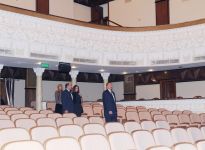 Azerbaijani President inaugurates building of Azerbaijan State Academic National Drama Theatre after major reconstruction (PHOTO)