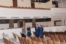 Azerbaijani President inaugurates building of Azerbaijan State Academic National Drama Theatre after major reconstruction (PHOTO)