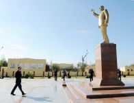 Azerbaijani president attends school opening in Sabirabad region (UPDATE) (PHOTO)