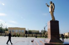 Azerbaijani president attends school opening in Sabirabad region (UPDATE) (PHOTO)