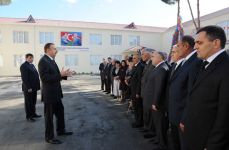 Azerbaijani president attends school opening in Sabirabad region (UPDATE) (PHOTO)