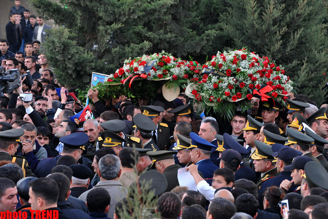 Azerbaijani servicemen buried in second Alley of Honors (UPDATE) (PHOTO)