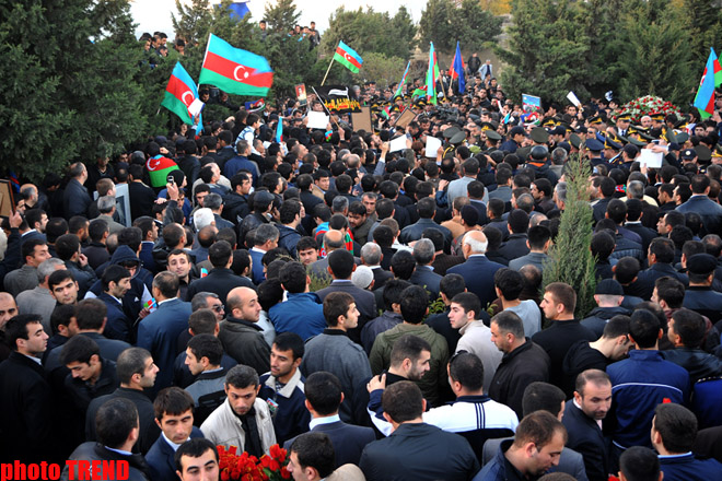 Azerbaijani servicemen buried in second Alley of Honors (UPDATE) (PHOTO)