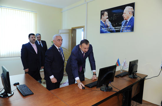 Azerbaijani President opens Khojasan substation (PHOTO)
