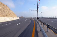 Azerbaijani President inaugurates Baku-Alat highway (PHOTO)