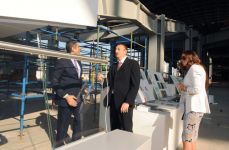 President Ilham Aliyev visits construction site of Heydar Aliyev Center (PHOTO)