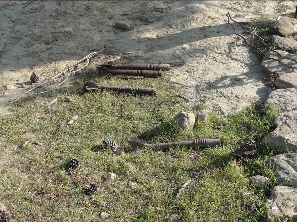 Many unexploded ordinances revealed near TV tower in Baku (UPDATE-5) (PHOTO)