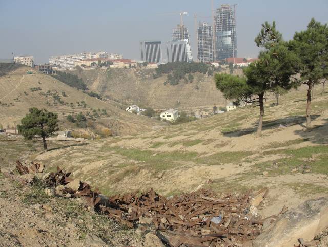 Many unexploded ordinances revealed near TV tower in Baku (UPDATE-5) (PHOTO)