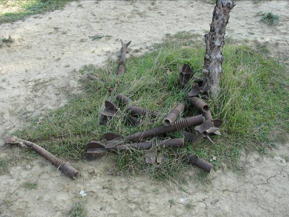 Many unexploded ordinances revealed near TV tower in Baku (UPDATE-5) (PHOTO)