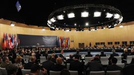 Azerbaijani President attends ISAF meeting (UPDATE)(PHOTO)