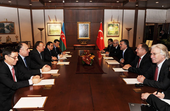 Azerbaijani, Turkish presidents meet (UPDATE)(PHOTO)