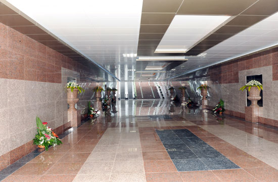 Azerbaijani President opens tunnels and pedestrian underpasses in Baku (PHOTO)