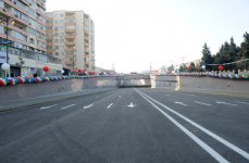 Azerbaijani President opens tunnels and pedestrian underpasses in Baku (PHOTO)