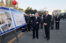 Azerbaijani President opens tunnels and pedestrian underpasses in Baku (PHOTO)