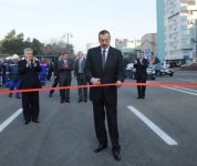 Azerbaijani President opens tunnels and pedestrian underpasses in Baku (PHOTO)