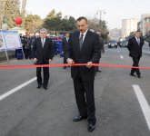 Azerbaijani President opens tunnels and pedestrian underpasses in Baku (PHOTO)